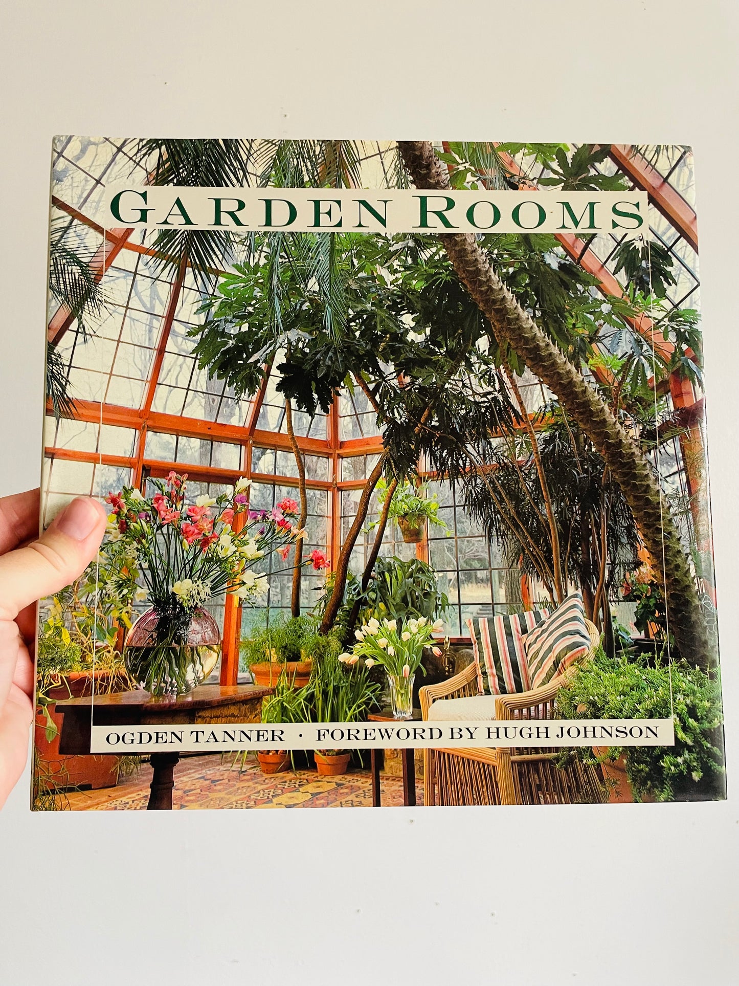 Vintage Garden Rooms Hardcover Coffee Table Book by Ogden Tanner (1986)