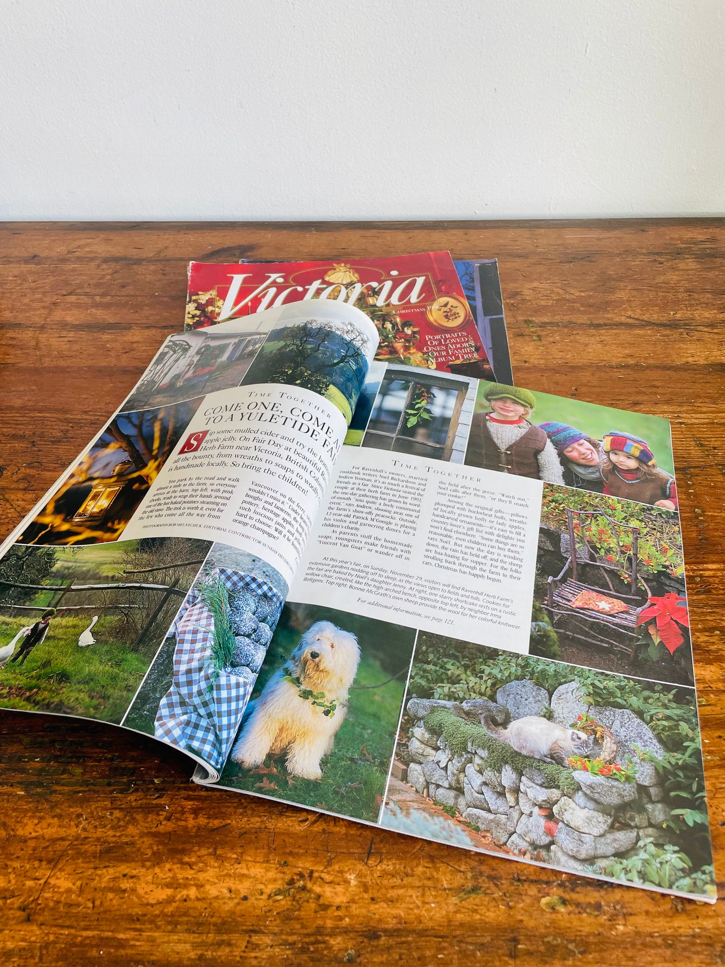 Vintage Collection of Victoria Christmas Magazines - December 1996, 1998, 1999 - Set of 3