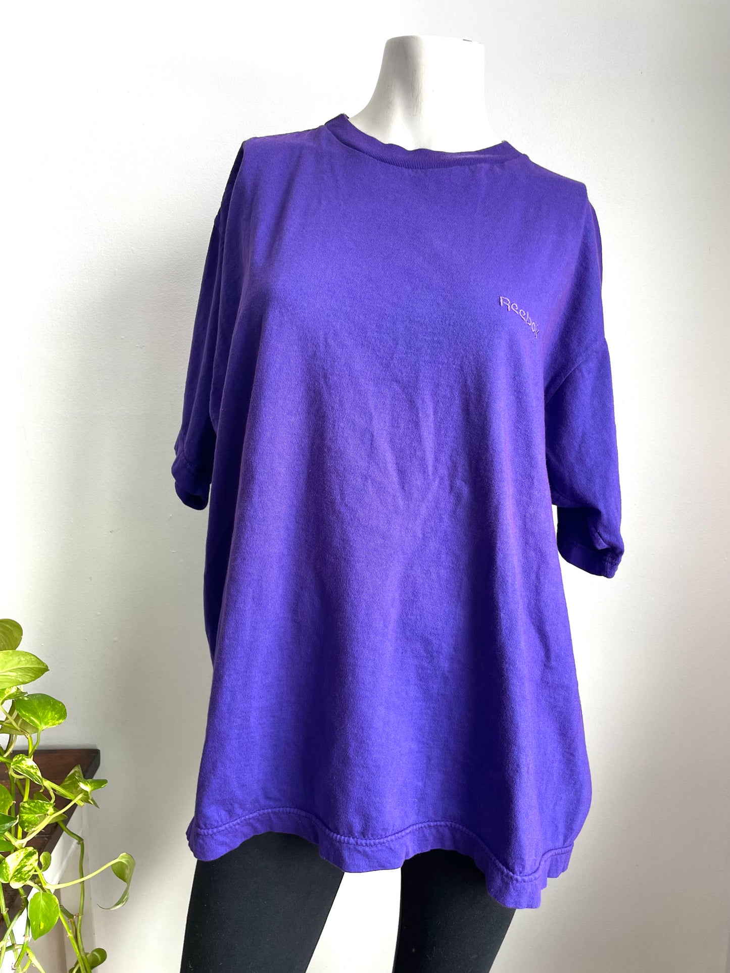 Reebok Vibrant Purple Super Soft Cotton T-Shirt