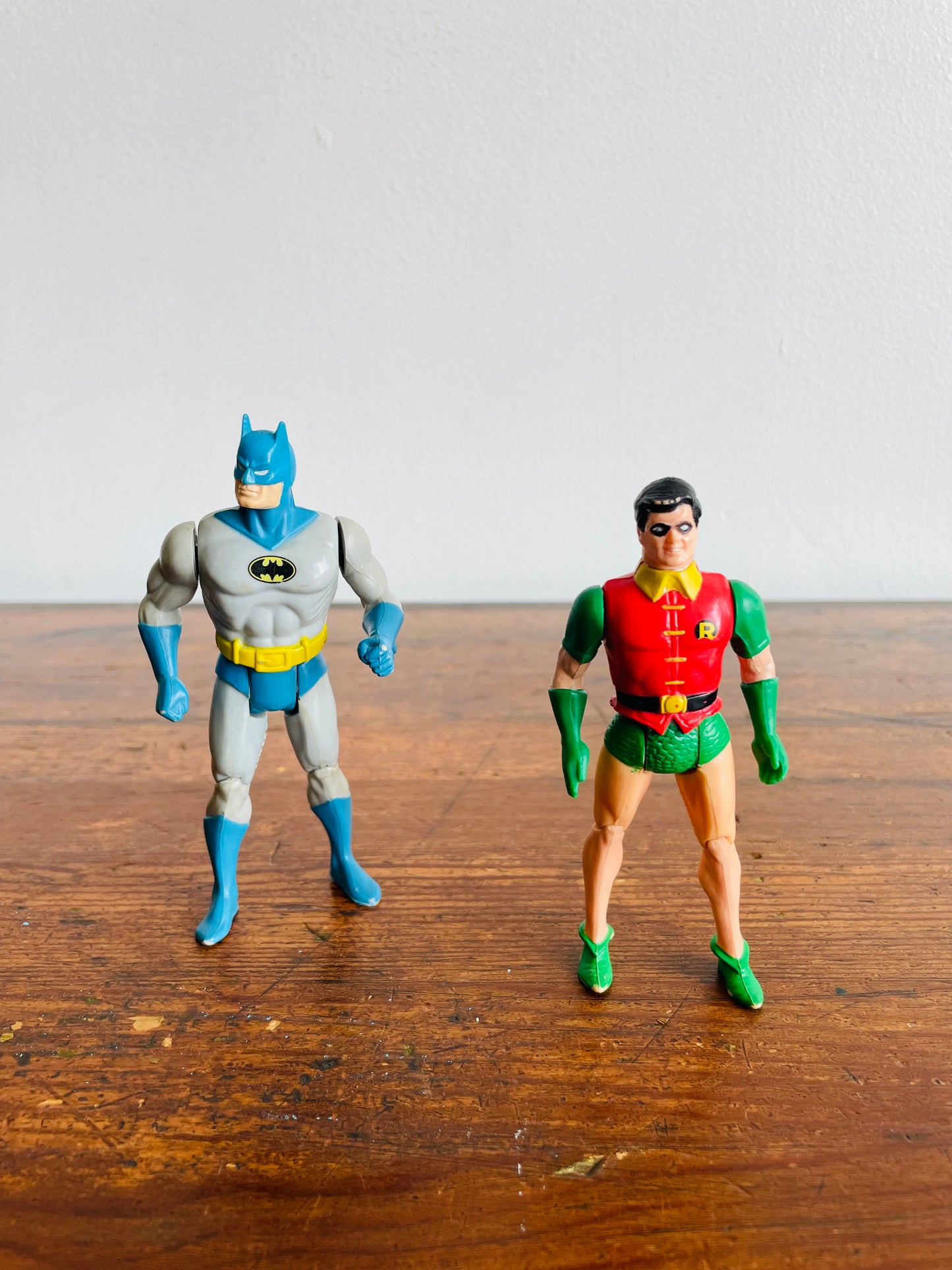 1984 DC Super Powers Batman & Robin Articulated Action Figures - Set of 2