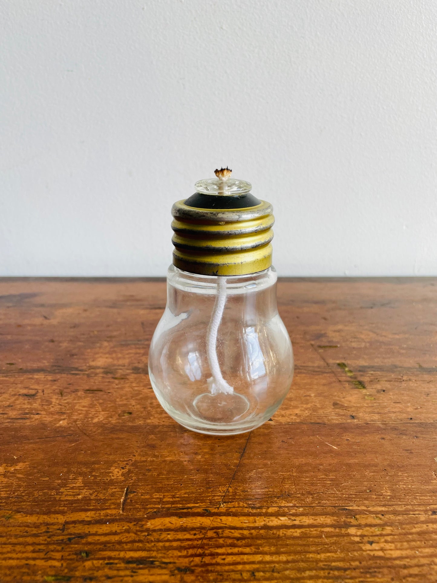 Lanz Jngold AG Glass Light Bulb Shaped Oil Lamp - Originally Found in Stockholm, Sweden