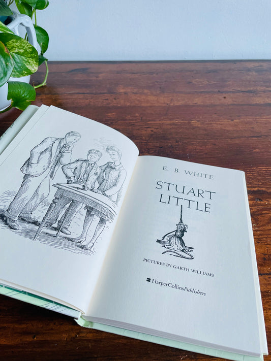 Stuart Little by E. B. White Hardcover Book with Pictures by Garth Williams (1973)