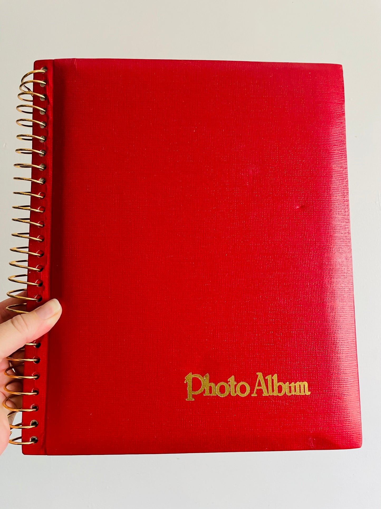 1968 Al Nyman & Sons Inc. Jumbo Dry-Mount Red Photo Album - Made in Japan