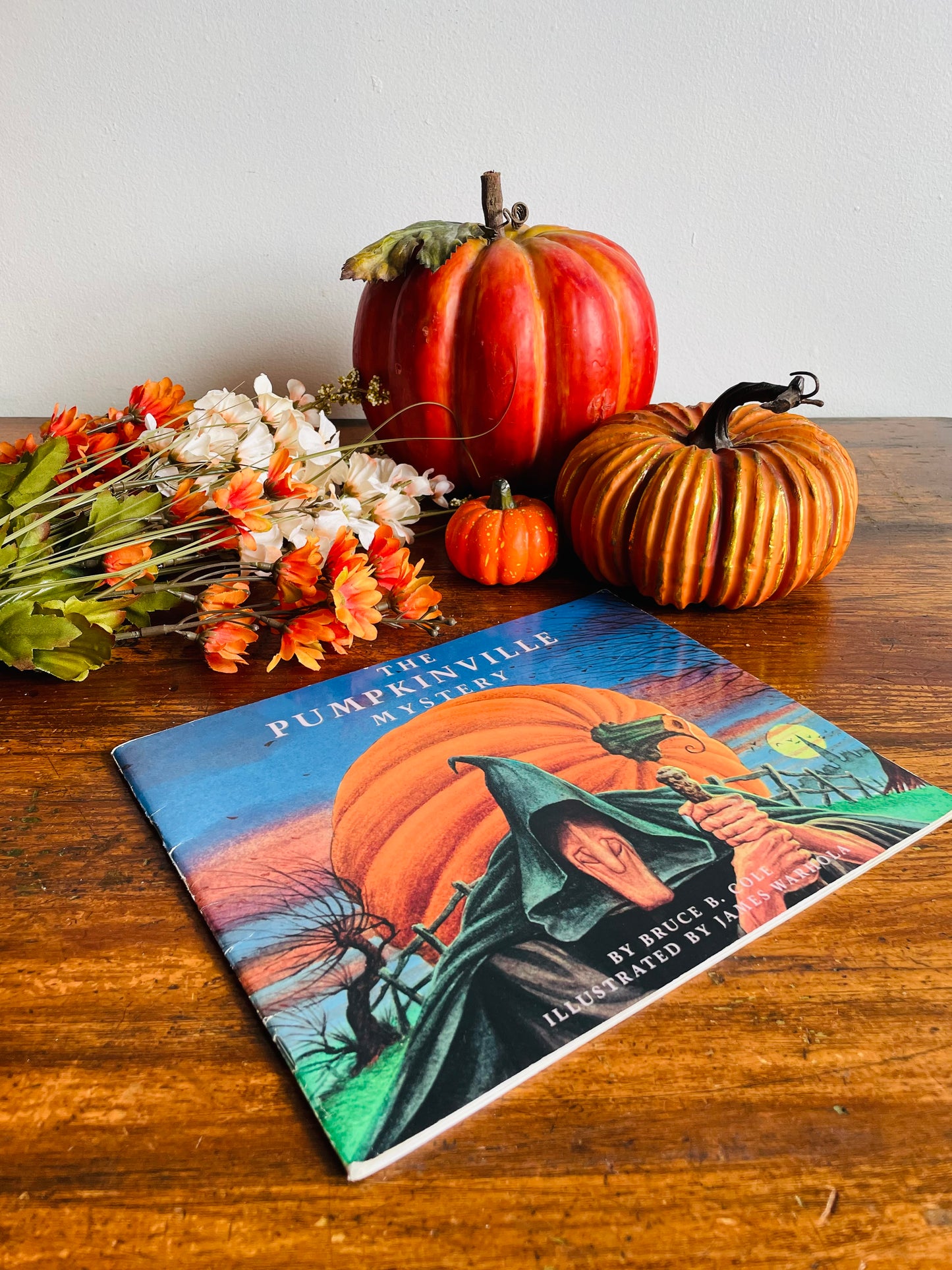 The Pumpkinville Mystery Book by Bruce B. Cole & James Warhola (1987)