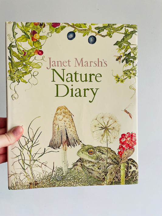 Janet Marsh's Nature Diary Hardcover Book (1979)