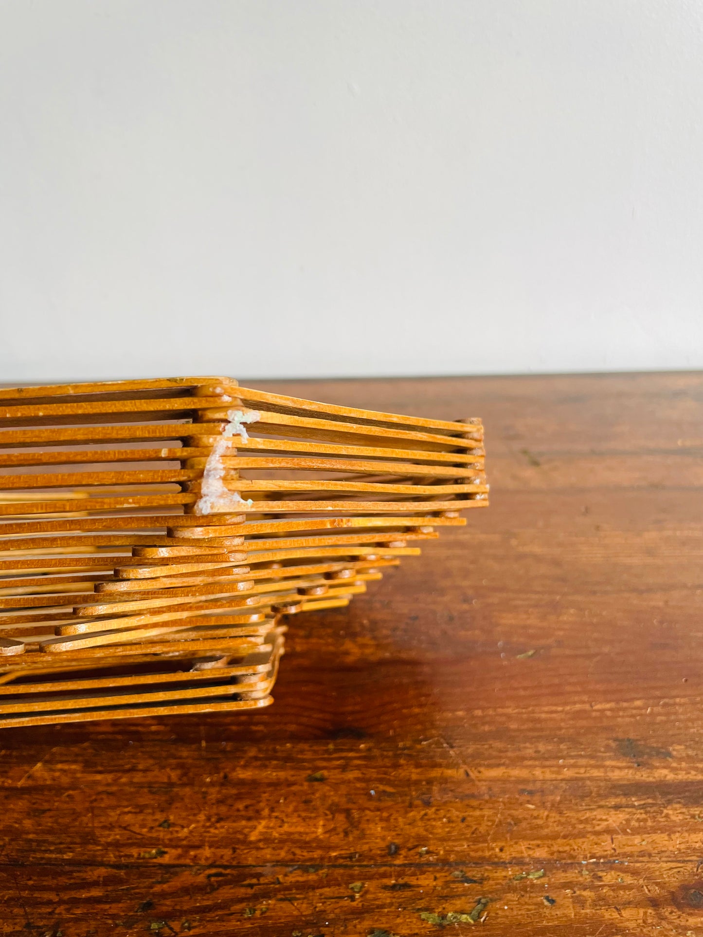 Handmade Wooden Popsicle Stick Bowl