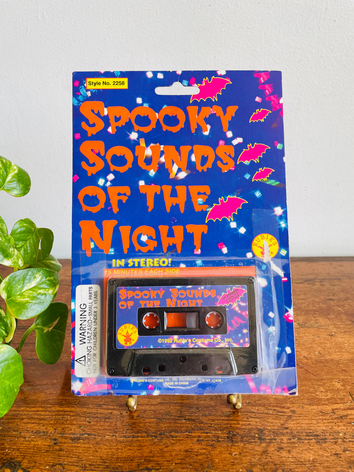 Vintage 1992 Rubie's Costume Co. Inc. Spooky Sounds of the Night Halloween Music Cassette Tape - 15 Minutes Each Side