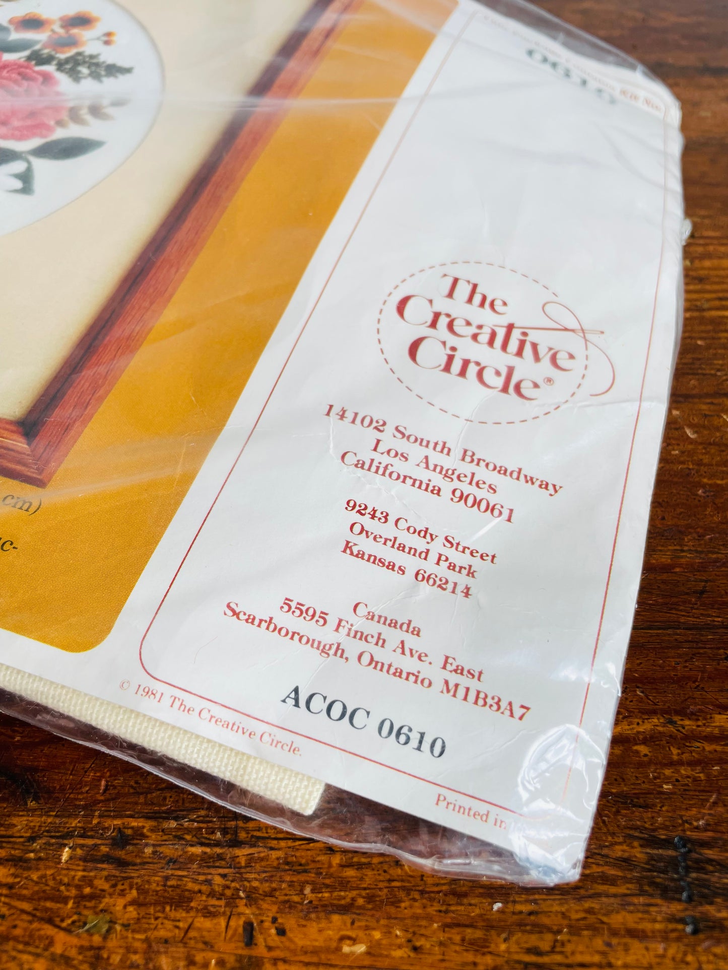 Vintage Brand New 1981 The Creative Circle No. 0610 Classic Bouquet Needlepoint Embroidery Kit - Designed by Eugenia Parfionow - 13" x 13"