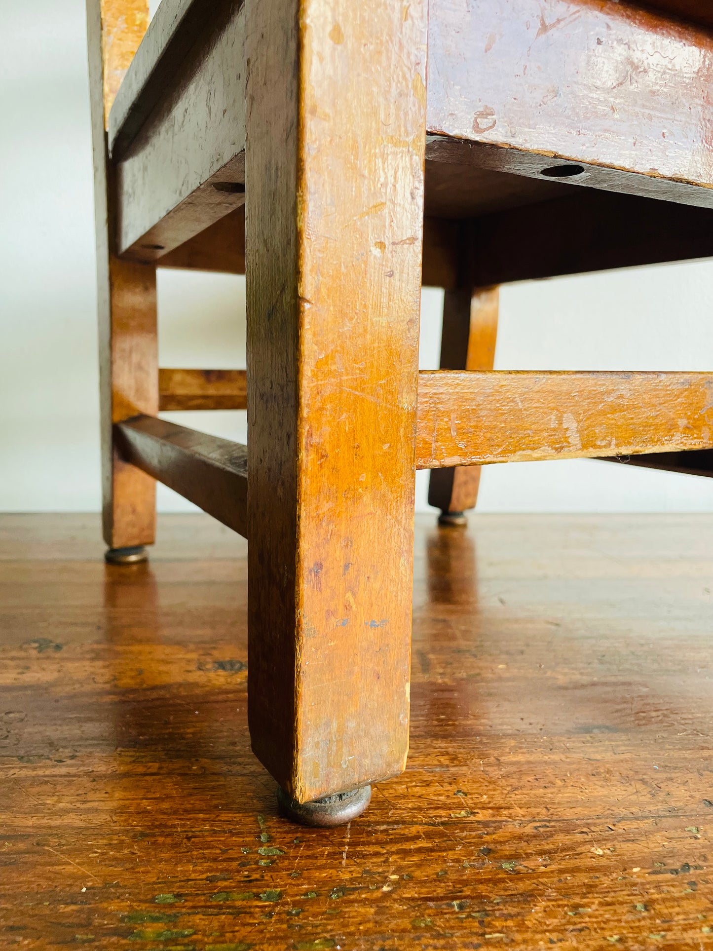 Child Sized Solid Wood School Desk Chair - Also Makes a Great Plant Stand or Porch Display Chair!