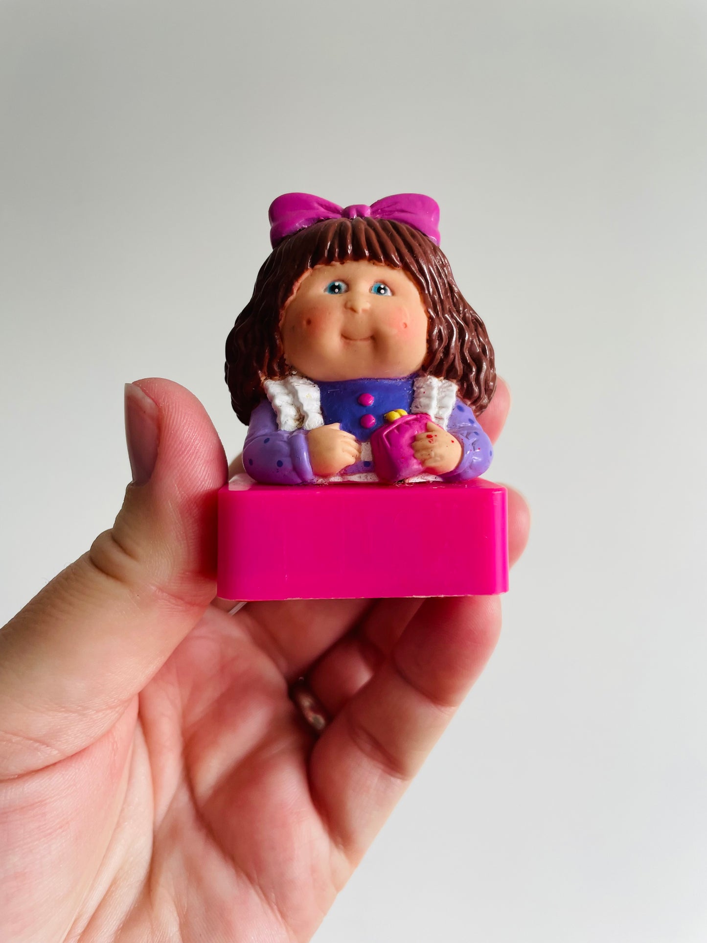 Cabbage Patch Kids Rubber Stamp with Doll Figurine (1990)