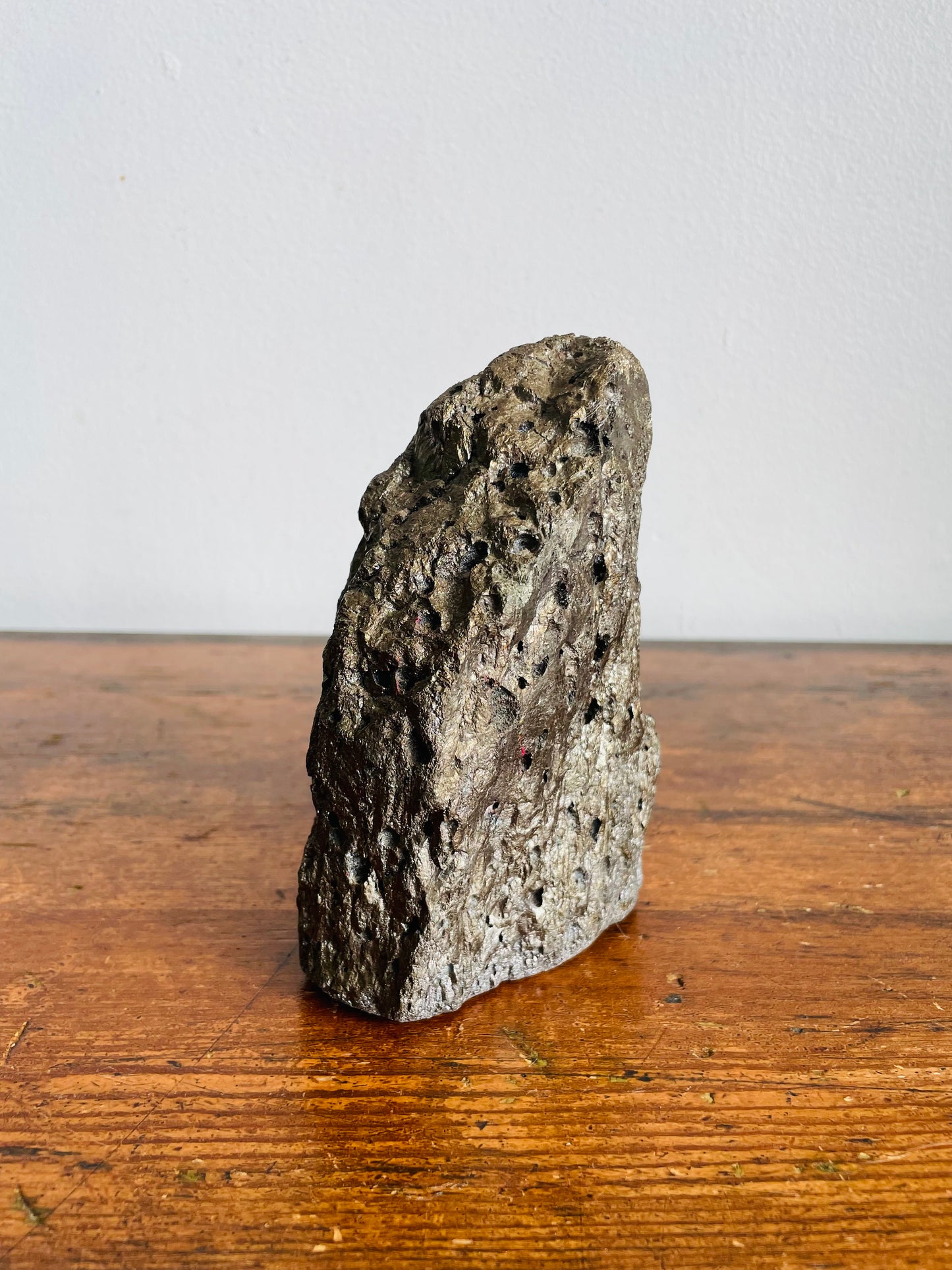 Vintage Large & Heavy 3.97 Pound Metallic Rock - Geology Specimen