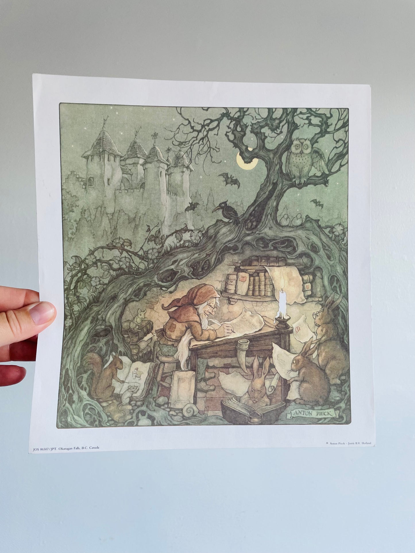 Anton Pieck Mythical Forest Print #1
