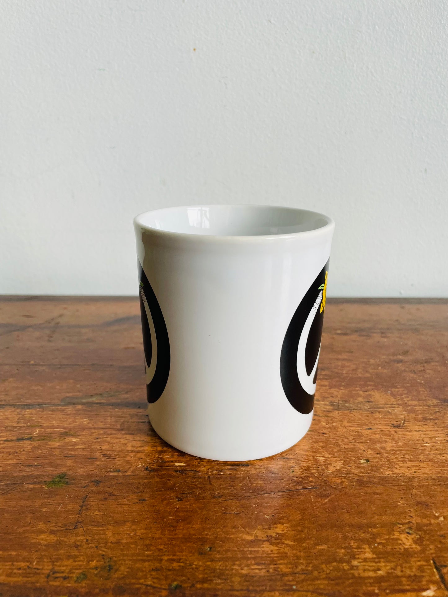 Vintage Kilncraft Peace Sign & Daffodil Flower Mug - Staffordshire England