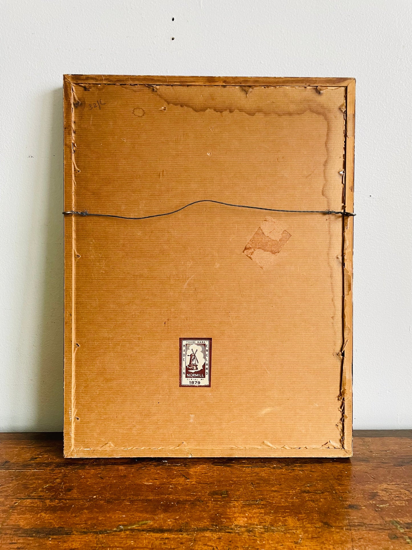 Vintage Floral Botanical Lithograph Print Picture by Pierre-Joseph Redouté - Rosa Bifera Officinalis - Rose Flower - Normill No. 1879 Made in England