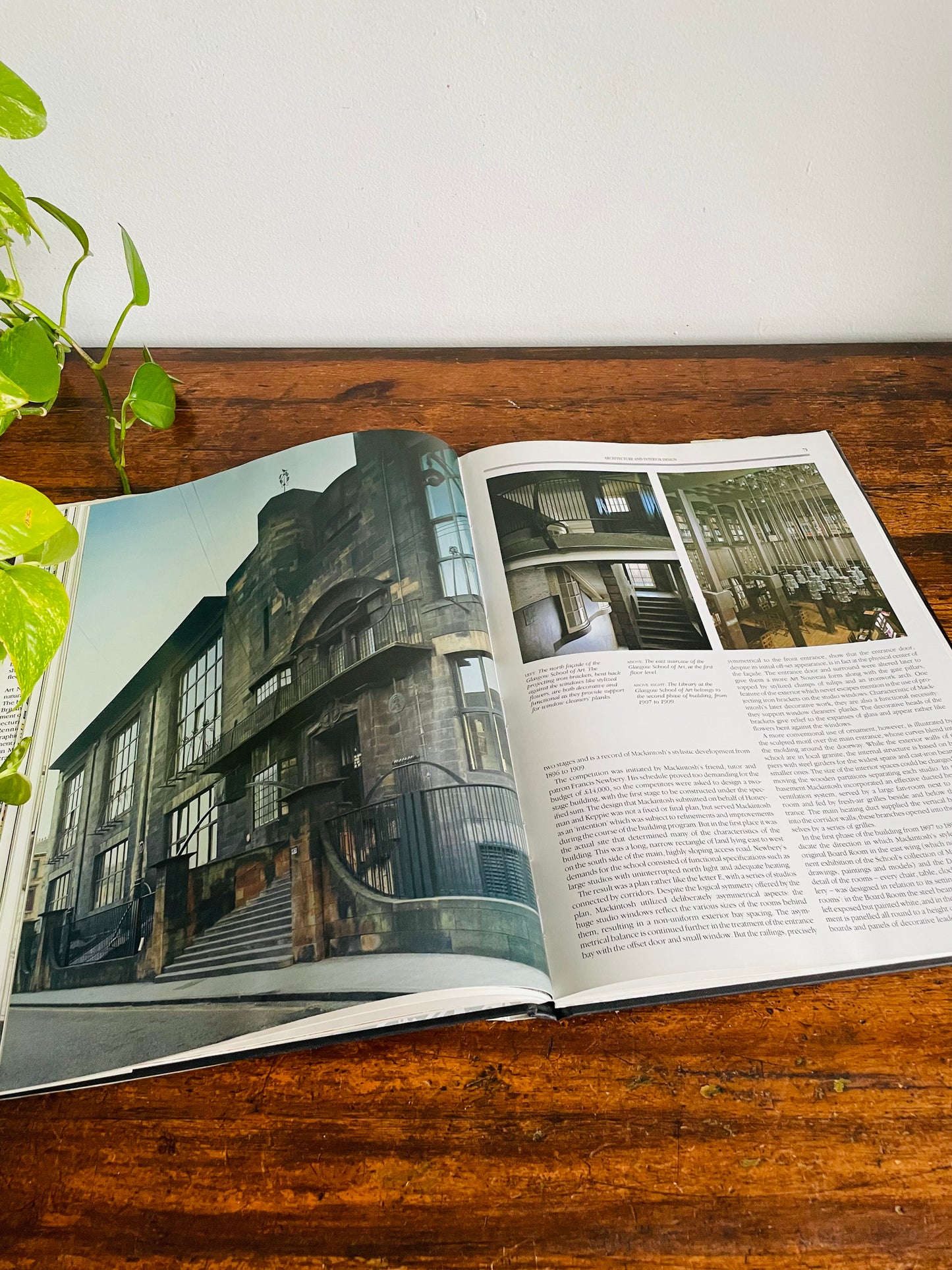 Vintage Art Nouveau Hardcover Coffee Table Book by Maria Costantino (1989)