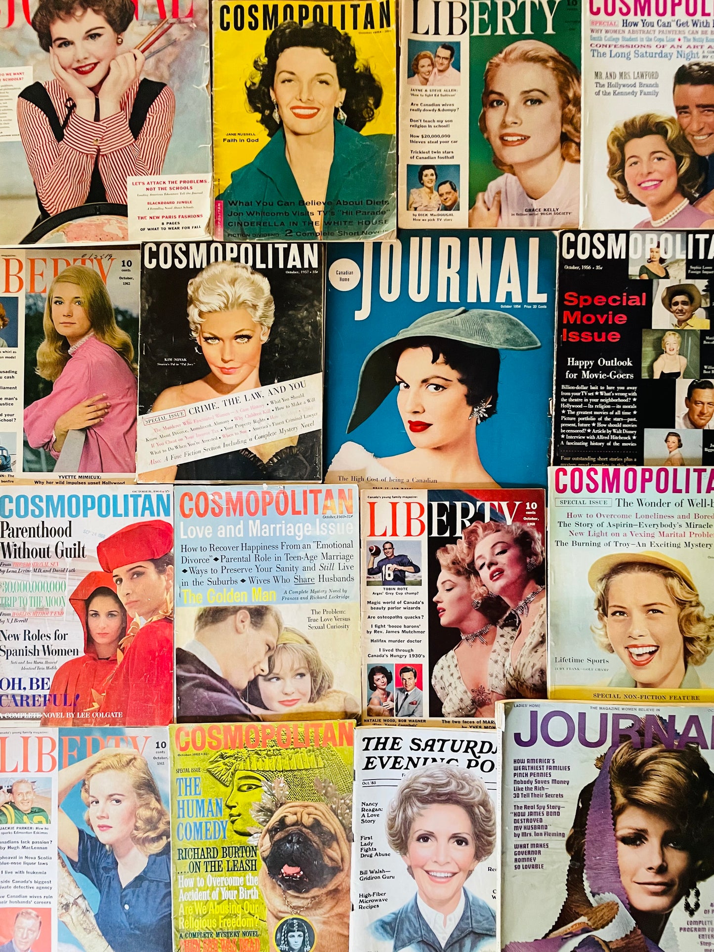 Cosmopolitan Magazine - Kim Novak on Cover - October 1957