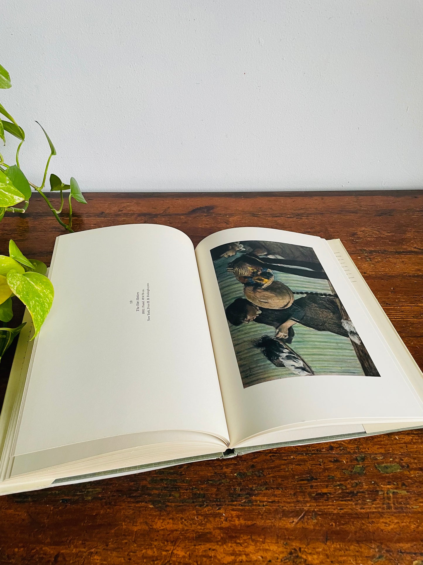 Vintage Pastels by Edgar Degas Hardcover Art Book with 32 Plates in Colour (1953)