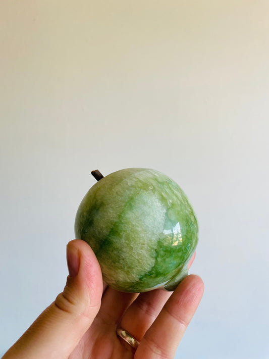 Polished Alabaster Marble Fruit - Pear