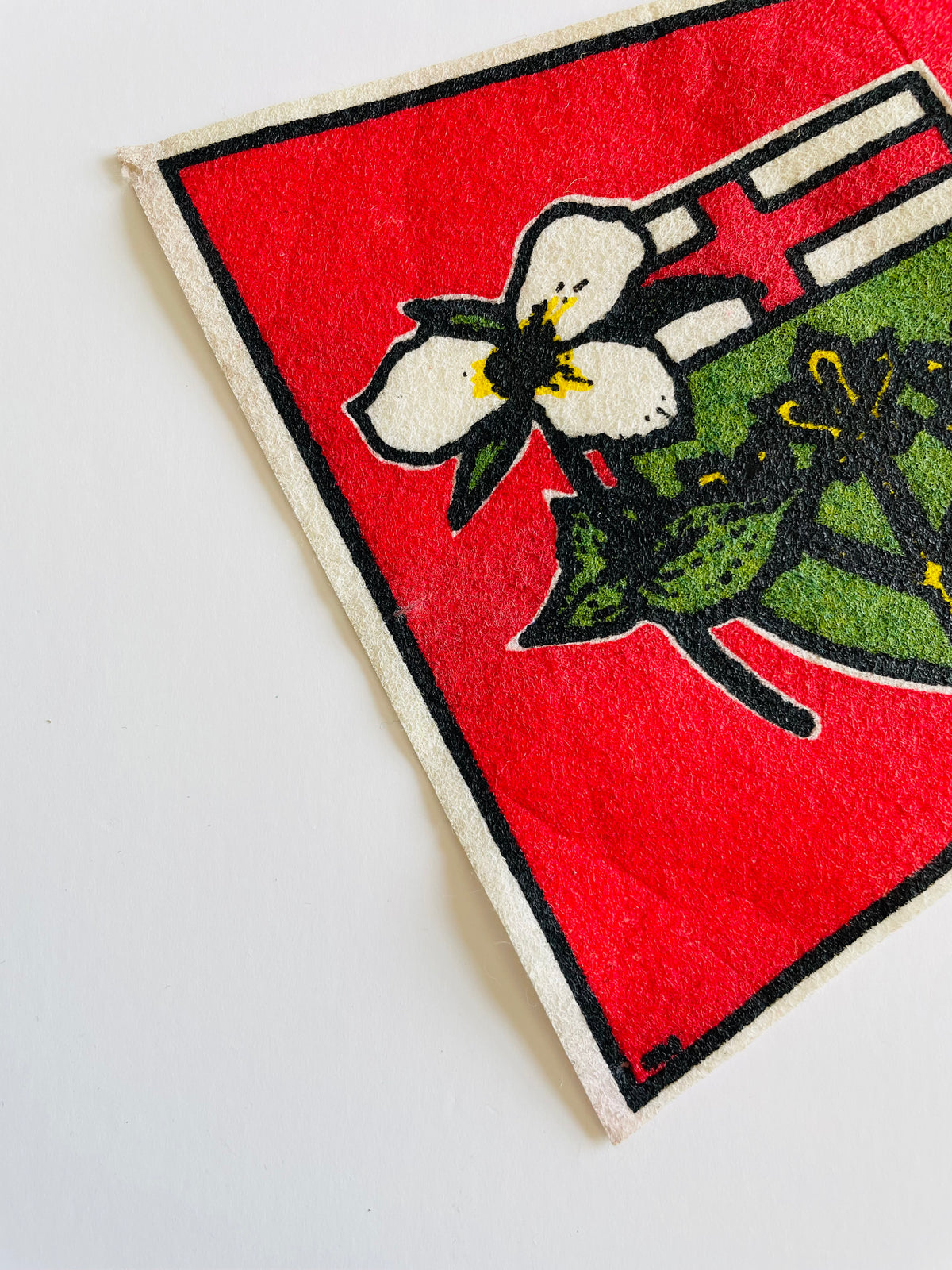 Vintage Sudbury Ontario Canada Pennant Flag