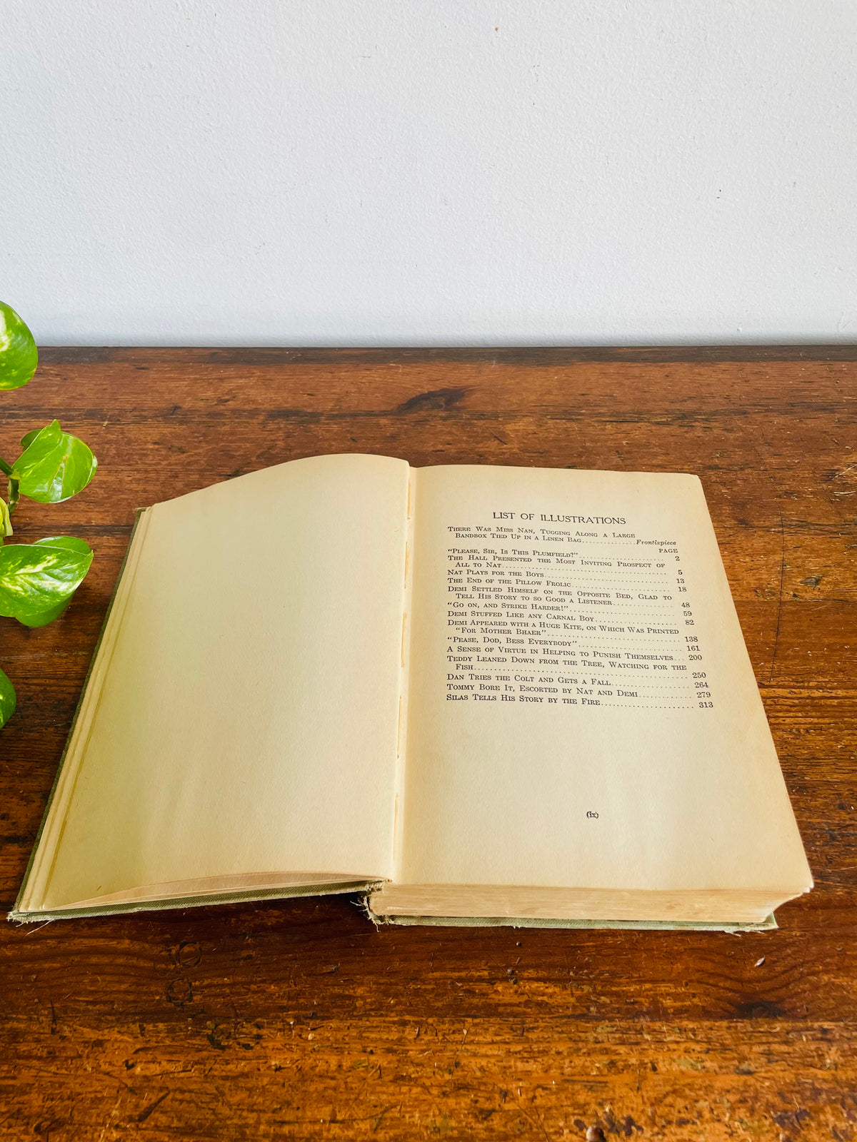 Vintage Little Men by Louisa May Alcott Hardcover Book (1928) - The John C. Winston Company - Illustrated by Clara M. Burd