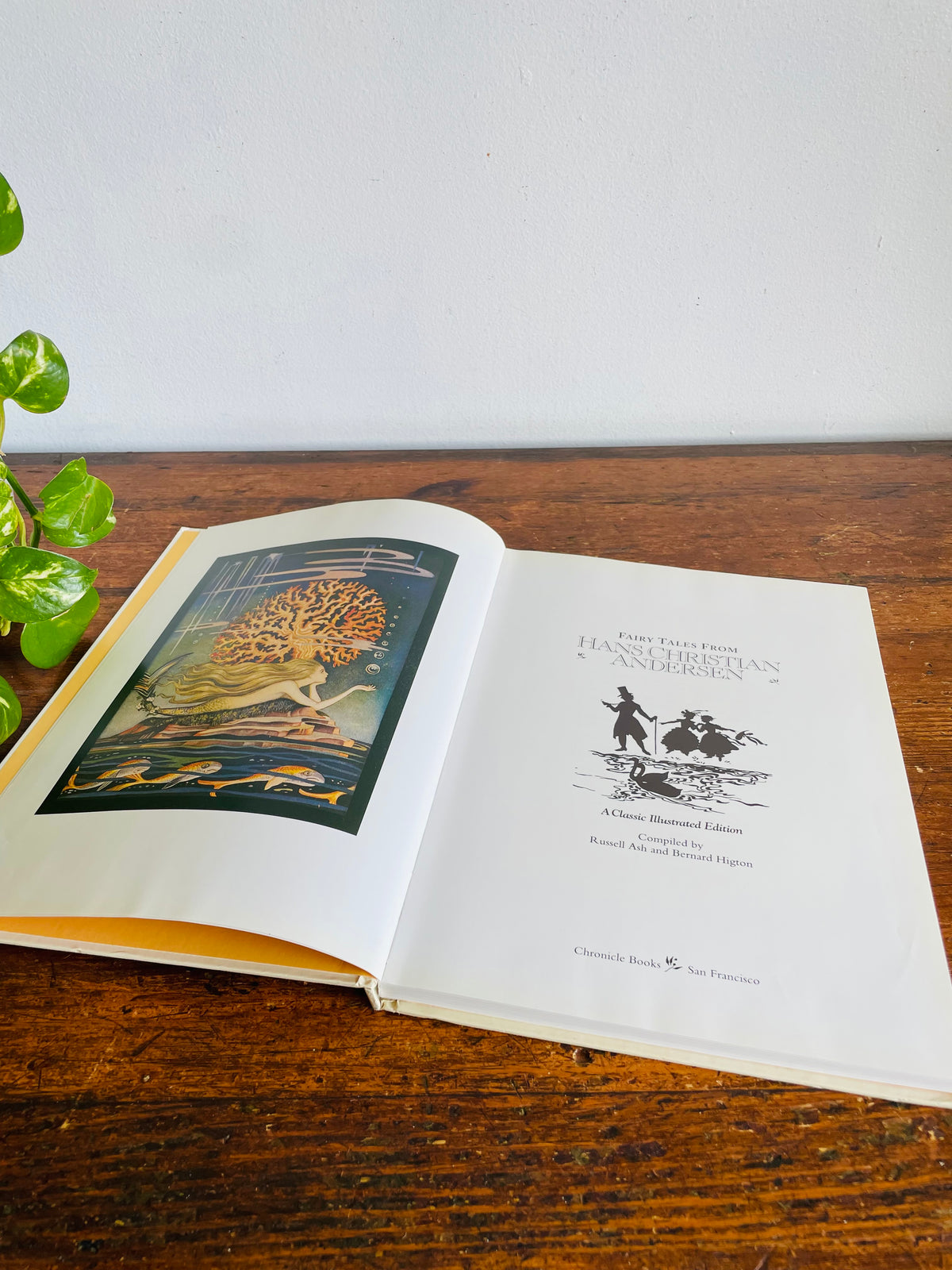 Vintage Fairy Tales From Hans Christian Andersen Hardcover Book - A Classic Illustrated Edition (1992)