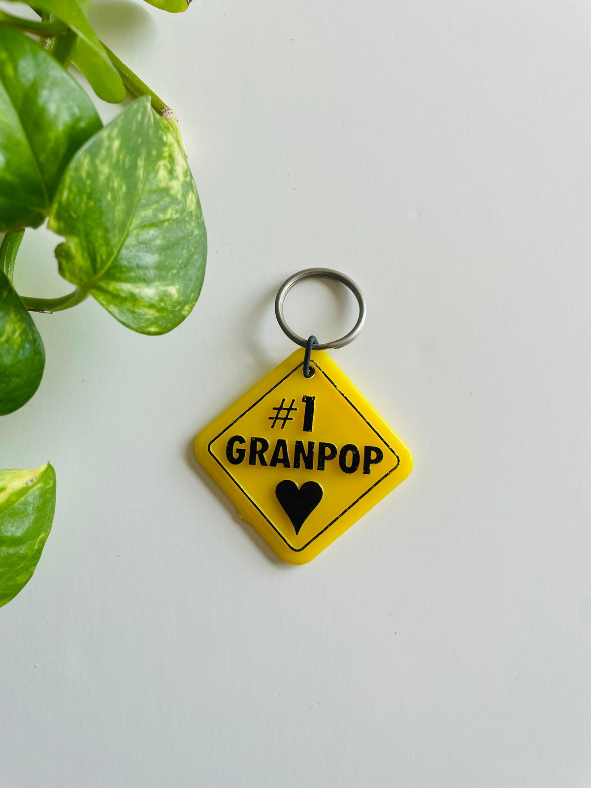 Vintage #1 Granpop Keychain