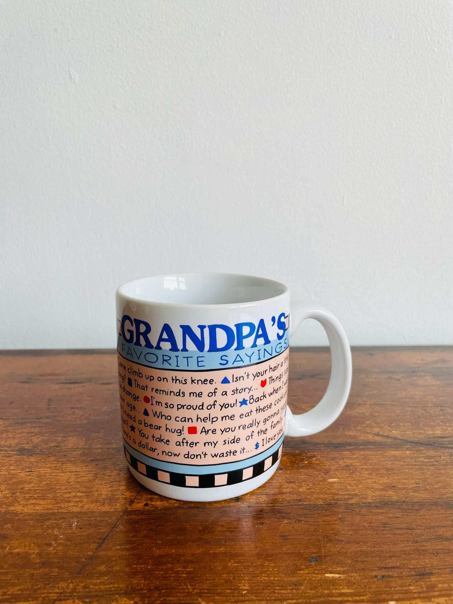 Grandpa's Favourite Sayings - Carlton Cards Stoneware Mug