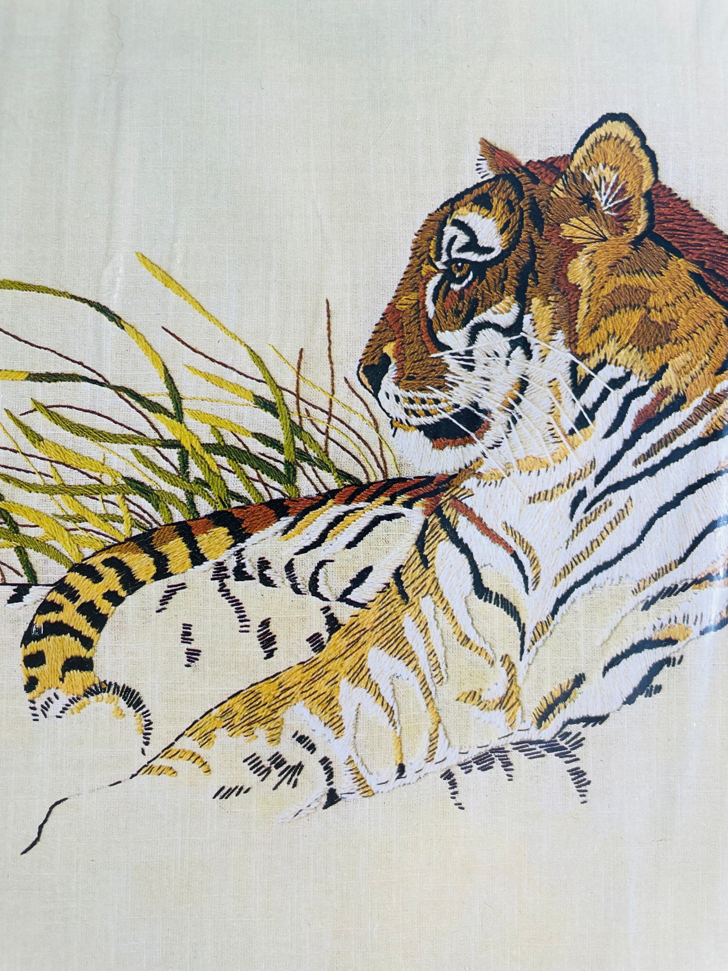 Bucilla Stitchery Needlework Embroidery Kit - Tiger's Haven