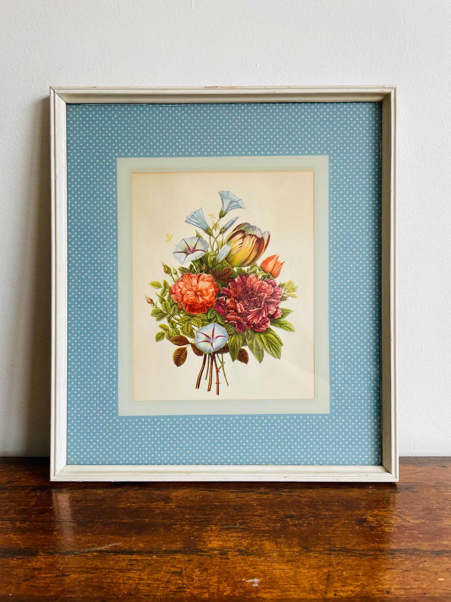 Framed Bouquet of Flowers - Botanical Print by J.L. Prevost