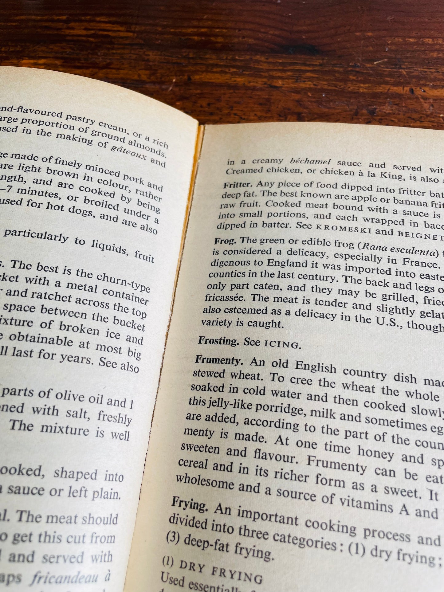 The Penguin Dictionary of Cookery Book by Rosemary Hume & Muriel Downes (1966)