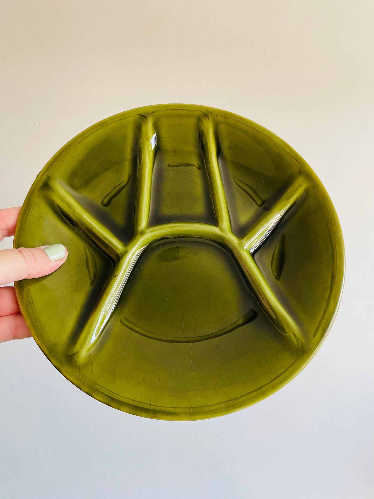 Keralux Boch Freres Belgium Ceramic Fondue Plates in Earthy Tones - Set of 5