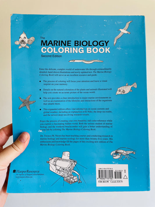 The Marine Biology Coloring Book by Thomas M. Niesen (2000)