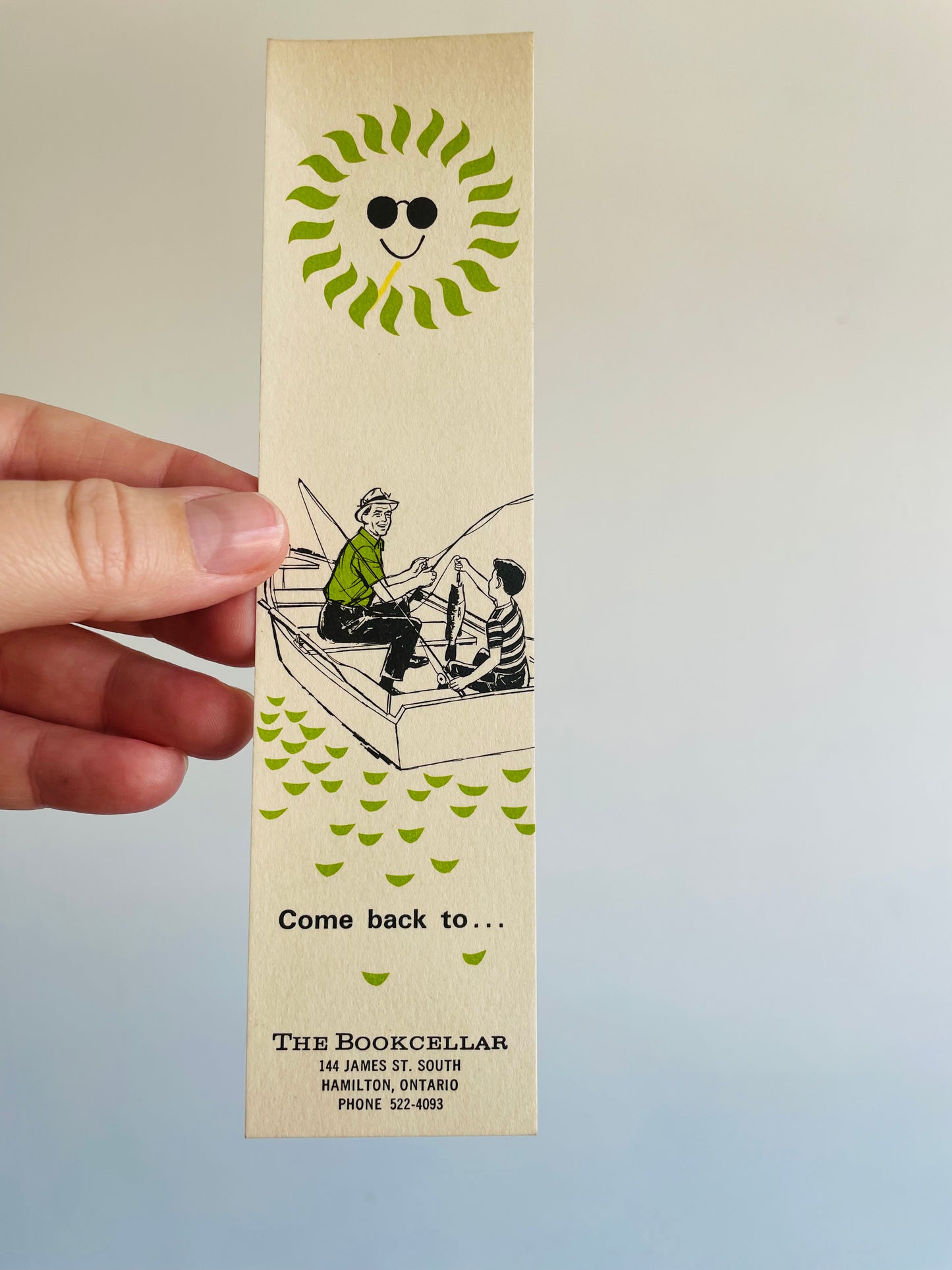 Vintage Bookmark - The Bookcellar 144 James Street South, Hamilton Ontario #1