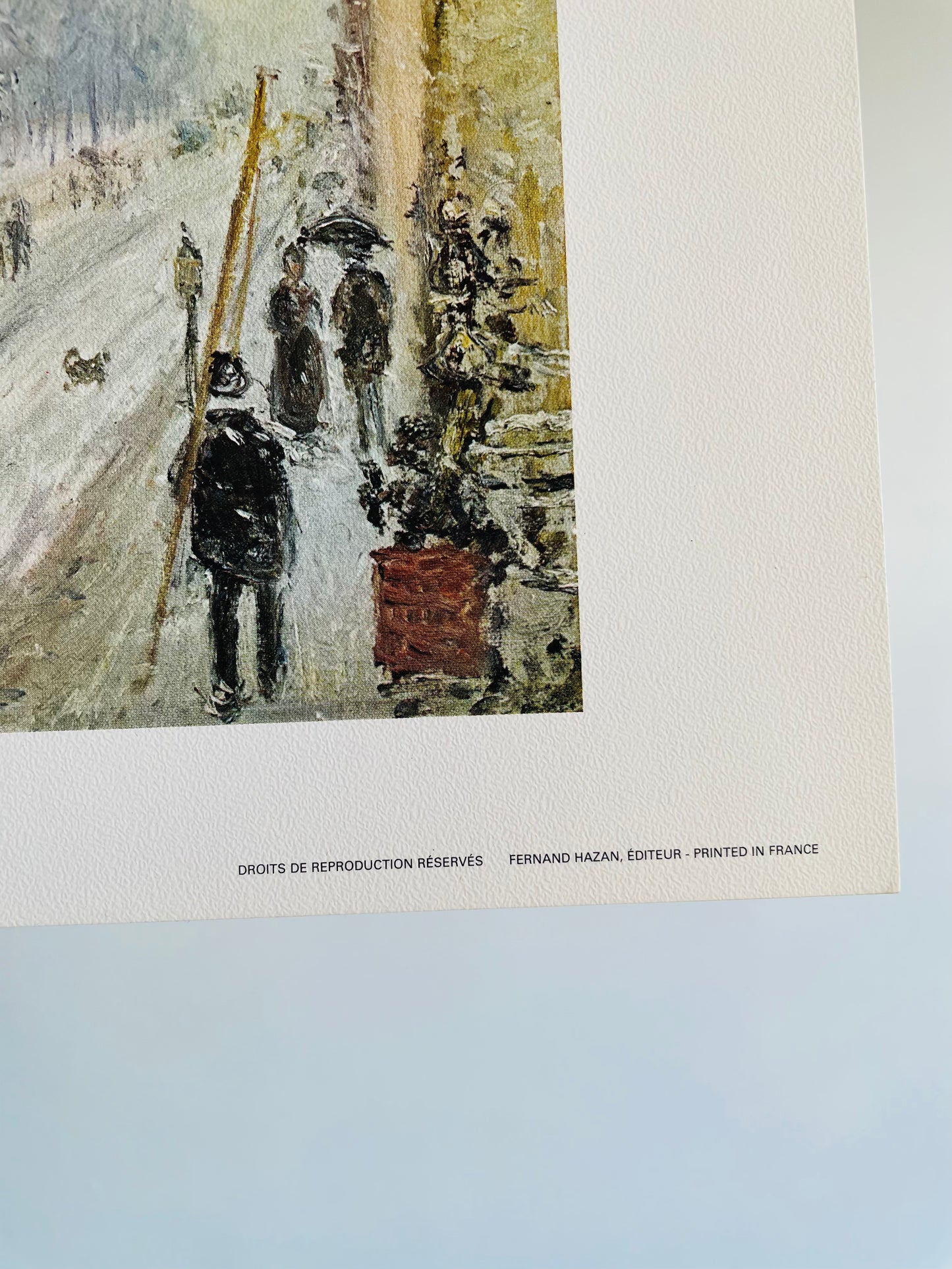 Pissarro ' Boulevards Exterieurs Effet De Neige'  Poster Print - 9.5" by 12.5"