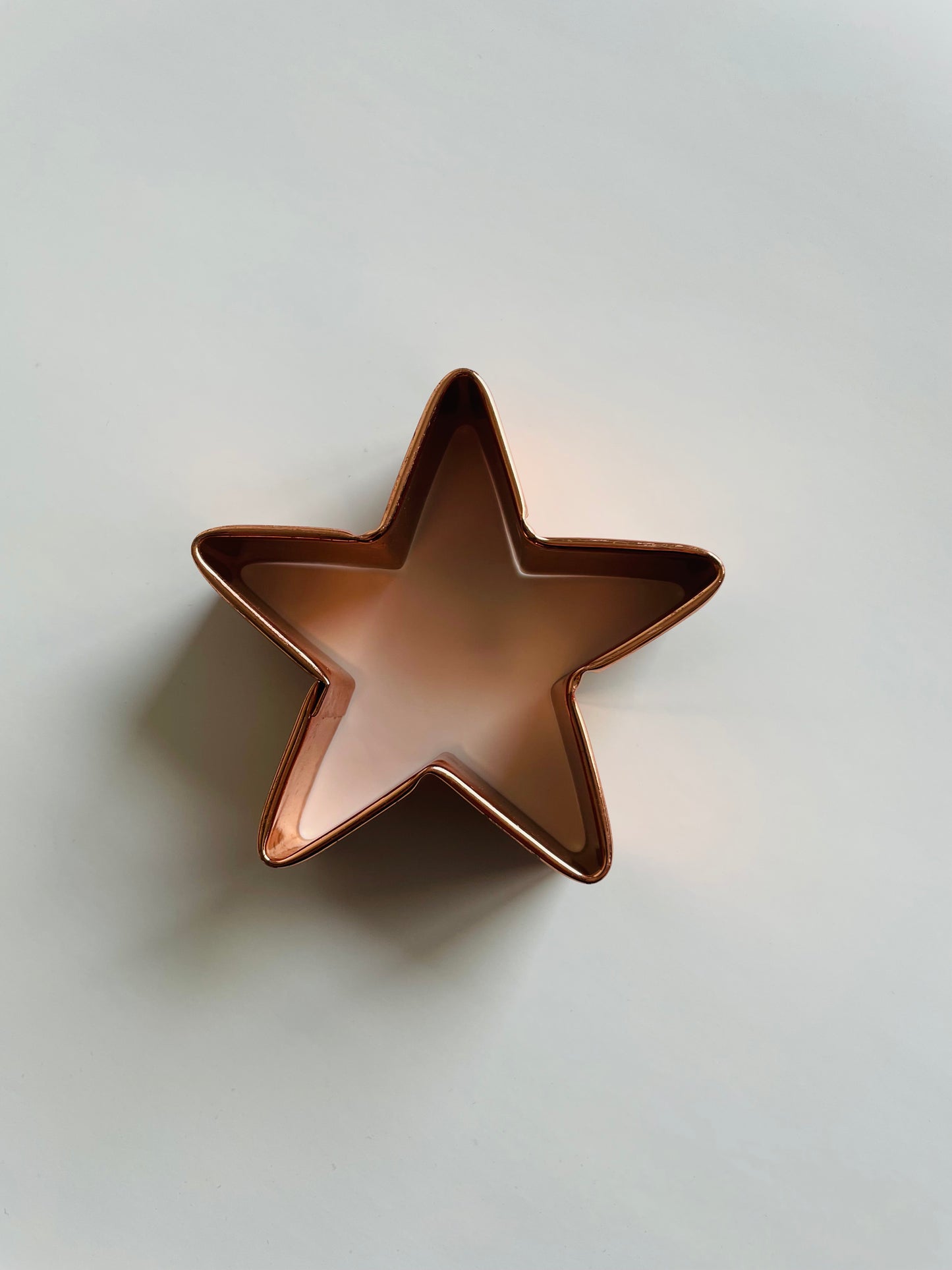 Vintage Cookie Cutter - Copper Star Shape
