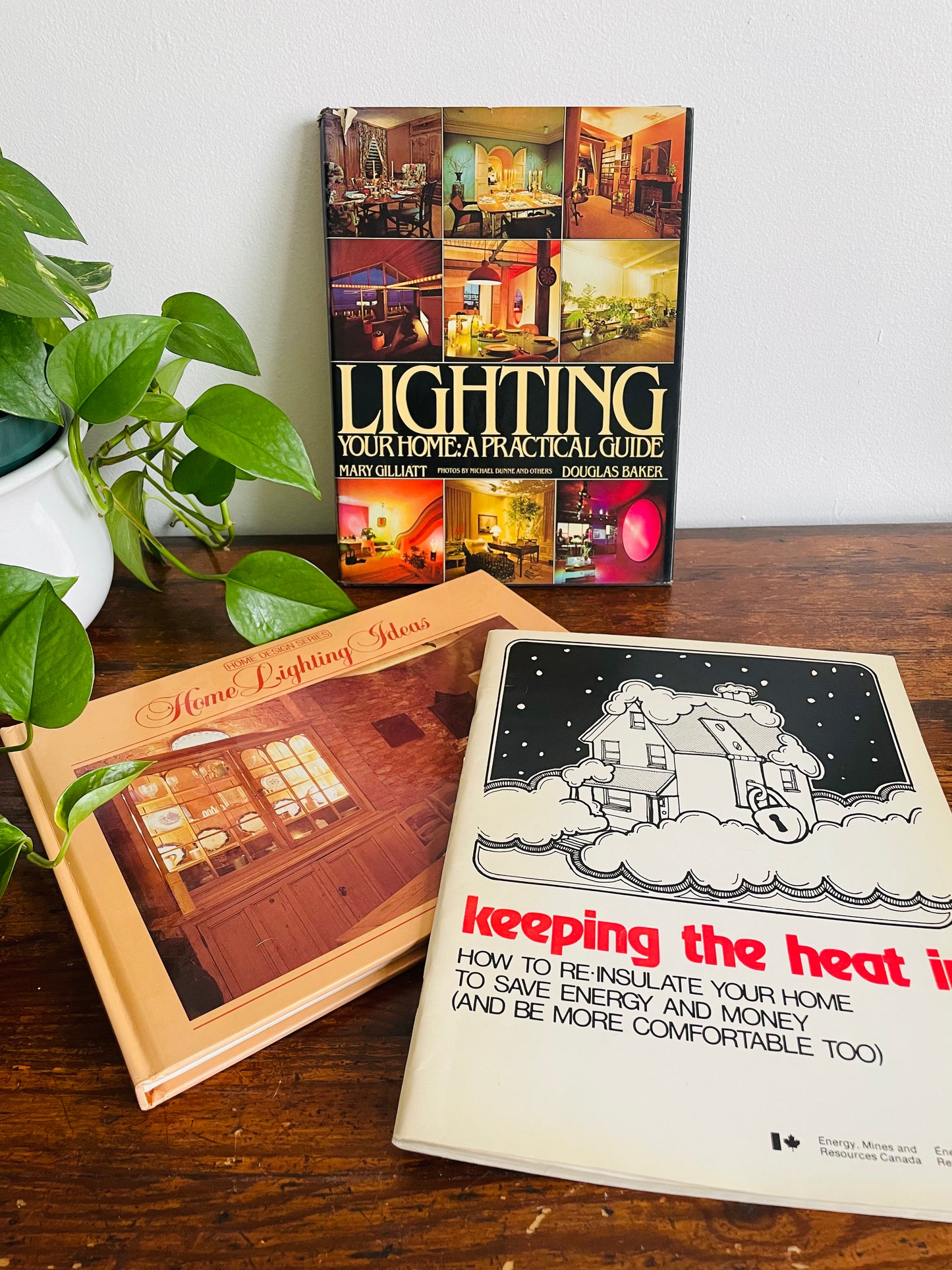 Lighting & Energy Vintage Book Bundle - Home Lighting Ideas, Energy Guide