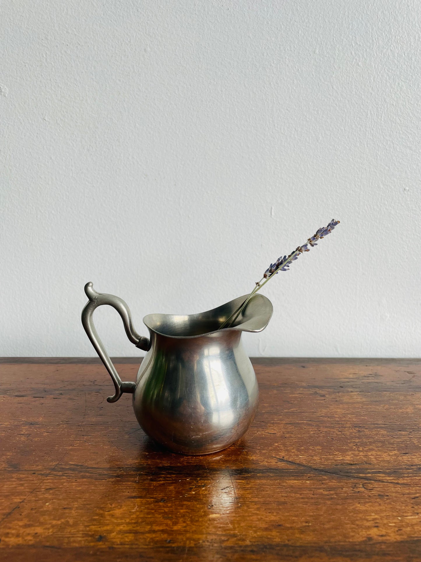 Henry Ford Museum Woodbury Pewterers Pewter Creamer Jug - Makes a Cute Bud Vase!