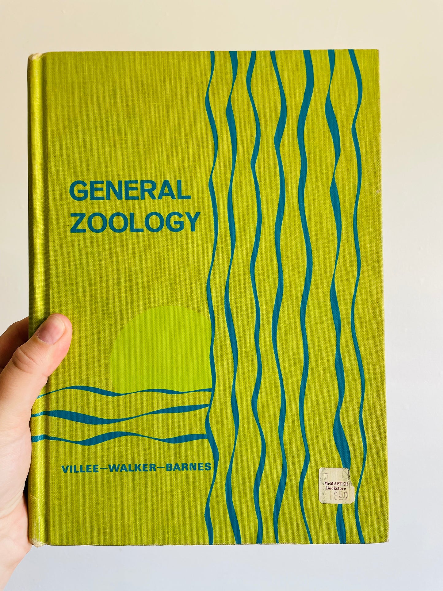 1970s McMaster University Textbooks - General & Invertebrate Zoology by Villee, Walker, Barnes