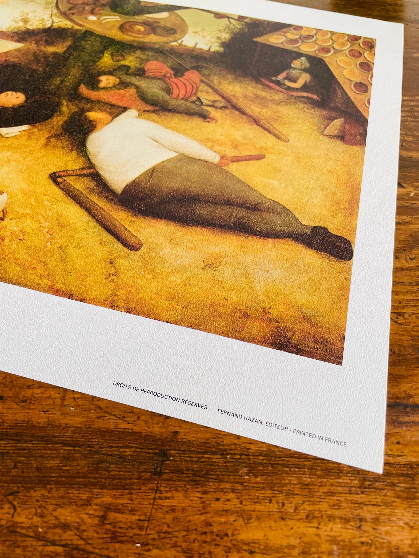 Bruegel 'Le Pays De Cocagne' Poster Print - 9.5" by 12.5"