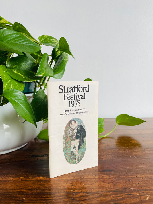Stratford Festival 1975 Guide - Stratford, Ontario, Canada - Paper Booklet