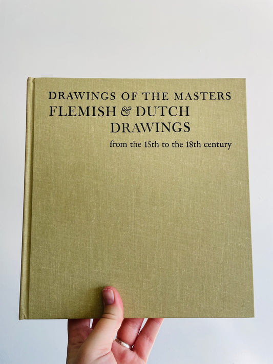Drawings of the Masters: Flemish and Dutch Drawings Hardcover Book (1963)