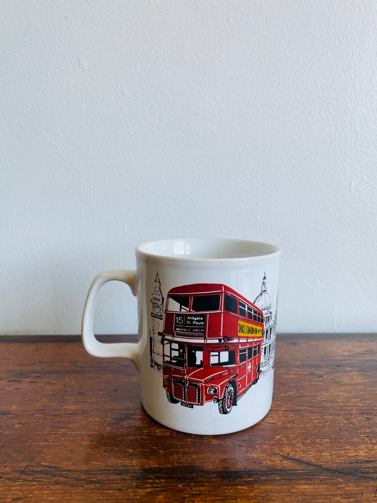 Kiln Craft Staffordshire England Official London Double Decker Bus Mug