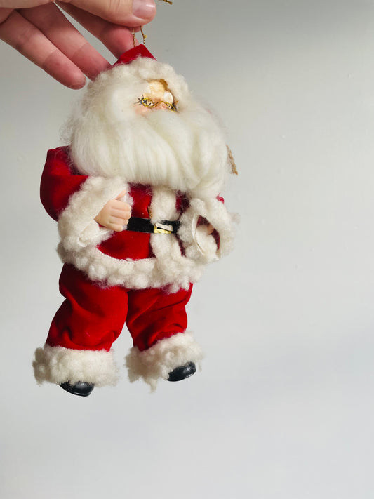 Standing Santa Ornament with Sack of Presents